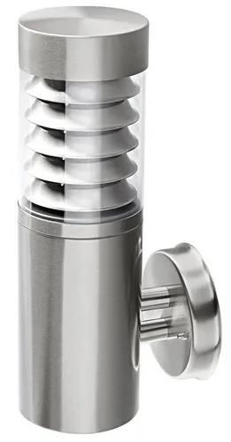 Edelstahl Wandleuchte HEITRONIC Saturn E27 230V IP44 von Heitronic