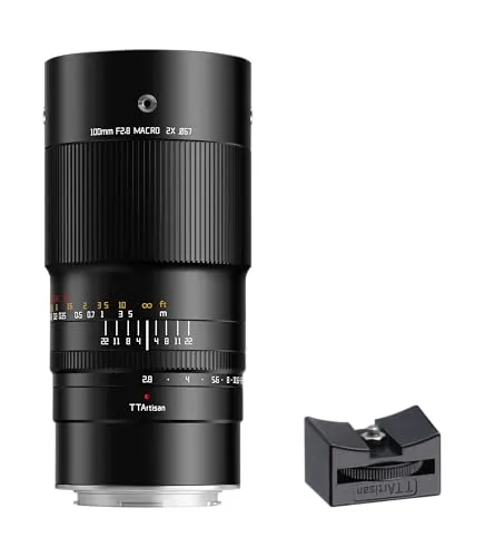 TTArtisan 100mm f2,8 L-Mount Makroobjektiv - Objektiv für L-Mount Kameras, bietet hervorragende Makrofotografie mit Tilt- und Shift-Funktion für kreative Perspektiven.