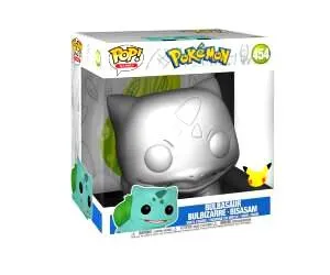 Funko 59874 POP Jumbo: Pokemon S6-10” Bulbasaur - Wackelkopffigur 25 cm groß, inklusive illustrierter Fensterbox – ideal für Sammler und Pokemon-Fans! Entdecken Sie auch die anderen Funko Pokemon-Figuren.