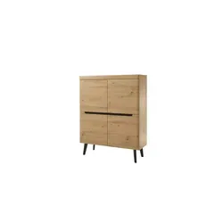 Highboard Holzfarben 107x134 cm