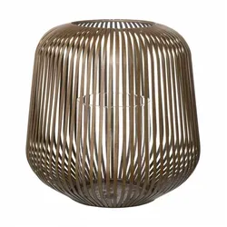 Blomus Laterne LITO - Rusty Look M - Kerzenständer im rustikalen Design, ideal für den Außenbereich mit beeindruckenden Lichteffekten und hochwertiger Verarbeitung. Perfekt für gemütliche Abende auf Terrasse oder im Garten.