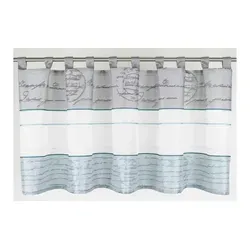Schlaufen Panneaux   , türkis/petrol , Synthetik , Maße (cm): B: 140 H: 50