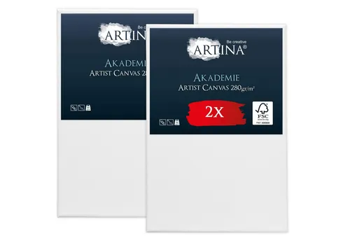 Artina Keilrahmen, Artina Akademie Keilrahmen Weiß von Artina