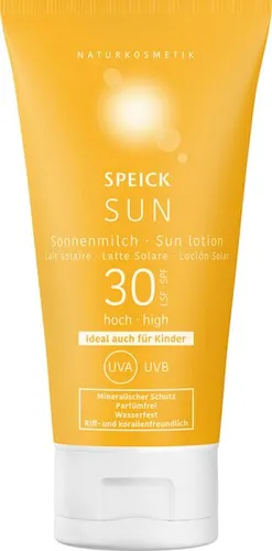 Speick Sun Sonnenmilch LSF30 - Hochwertige Sonnenmilch für Gesicht und Körper mit mineralischem Sonnenschutz. Schützt sofort und ist umweltfreundlich, ideal für alle Hauttypen.