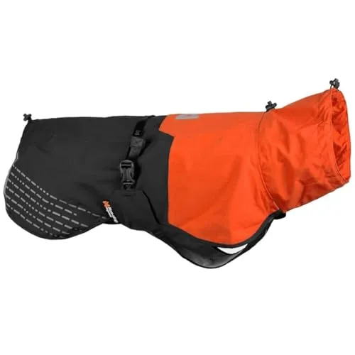 Non-stop dogwear Fjord Raincoat - Wasserdichter Regenmantel für Hunde - Funktionsjacken - 15.000 mm wasserdicht und atmungsaktiv, mit verstellbarem Kragen und Reflektoren für optimale Sichtbarkeit.