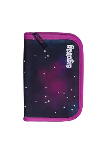 ergobag Federmäppchen Set 22-teilig - Lila, inklusive Lyra Buntstifte, Stundenplan-Fach und nachhaltige Materialien aus 3,3 PET-Flaschen