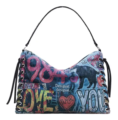 Blaue Damenhandtasche BORSA PIZZICATO LEIRIA von Desigual