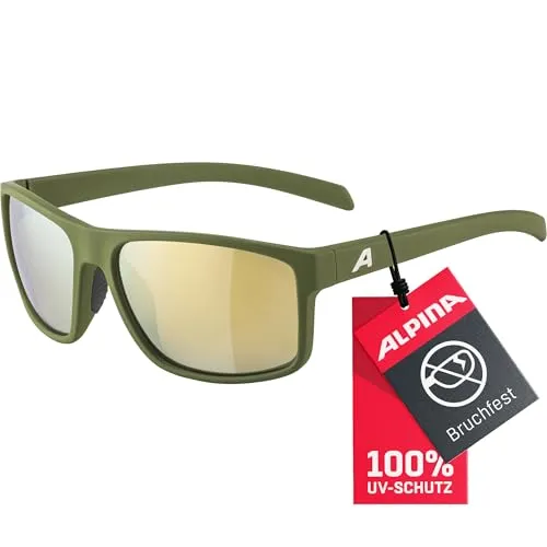 ALPINA NACAN I Sonnenbrille - Sportbrillen mit 100% UV-Schutz und bruchsicheren Ceramic-Scheiben für maximale Sicherheit und klare Sicht. Ideal für aktive Erwachsene.