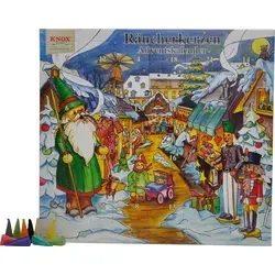KNOX - Räucherkerzen Adventskalender Motiv Budenzauber - Inhalt 24 Stück, Größe M (Standard) - 090000 22