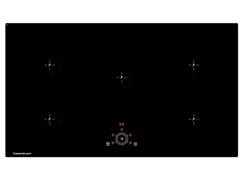 Küppersbusch KI 9330.0 SR K-Series Induktionskochfeld - 90 cm breites autarkes Induktionskochfeld mit dialControl, STOP-AND-GO-Funktion für einfache Handhabung und Kindersicherung für mehr Sicherheit in der Küche.