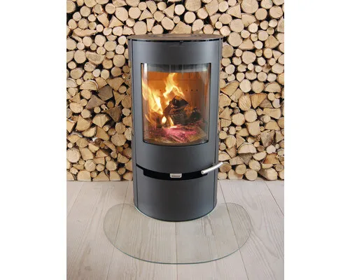 Funkenschutzplatte Aduro Glas halbrund 106,3x101,5 cm von Aduro