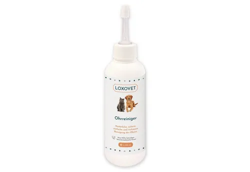 Loxovet Ohrenreiniger Ohrenreiniger 100 ml für die Reinigung und Pflege der Ohrenpartie..., Für Hunde, Katzen und andere Haustiere