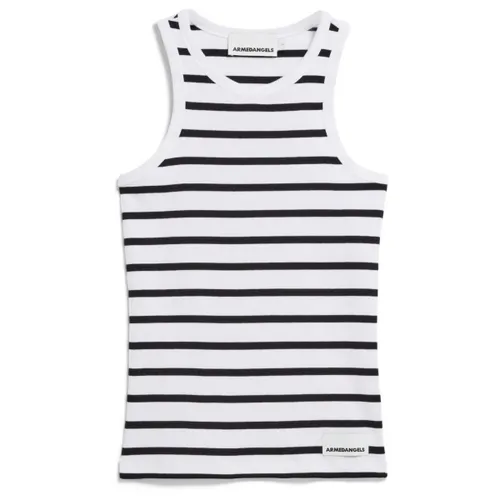 ARMEDANGELS Women's Kanitaa Stripes Top Gr XXL Weiß - Damen-Top aus 97% Bio-Baumwolle und 3% Elasthan, ideal für den Alltag. Komfortable Passform in Größe XXL, nachhaltig und stylisch.