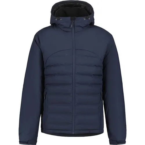 Icepeak Barwick Dunkel Blau - Wattierte Funktionsjacke für Herren - Wasserdichte und atmungsaktive Funktionsjacke mit exzellenter Wärmeisolierung, ideal für Outdoor-Aktivitäten bei extremen Wetterbedingungen.