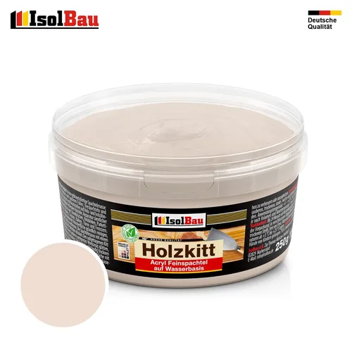 Holzkitt Spachtelmasse Holzspachtelmasse Außen Innen 250g Buche Hell ( Nr. 5 )