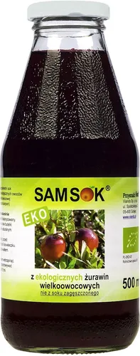 Produktbild SAM GROßER FRUCHT-CRANBERRY-SAFT NFC BIO 500 ml - VIANDS