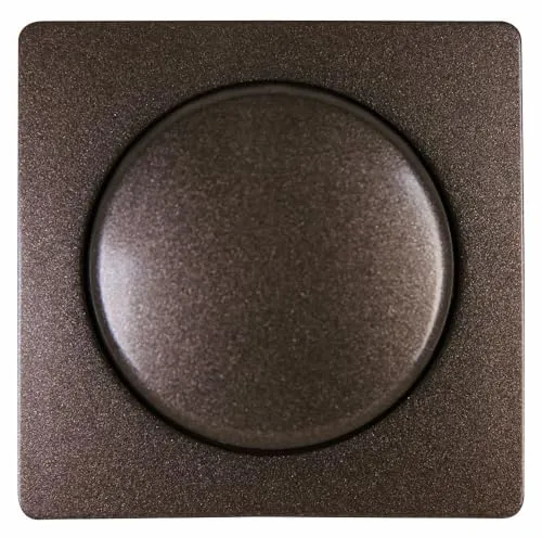 Kopp Paris Abdeckung für Druck-Wechsel-Dimmer, palisander-braun, 333726183