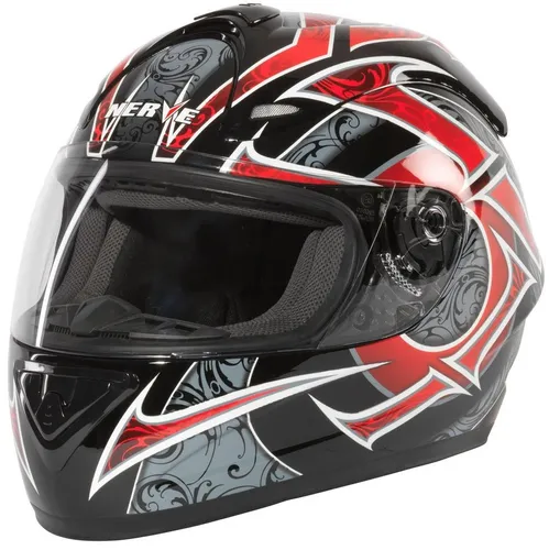 NERVE Motorradhelm NH2013 schwarz M | 57 cm