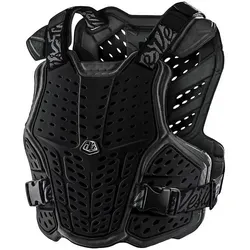 Troy Lee Designs Brustpanzer Rockfight Schwarz - Protektoren & Schoner, robuster Bike Protektor für optimale Sicherheit beim Fahren, ideal für Erwachsene und Herren in Größe XS/S.