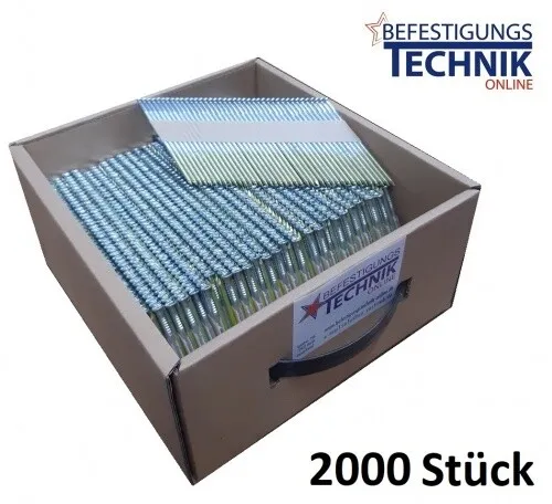 34° Streifennägel 3,4x100mm Glatt verzinkt von Prebena