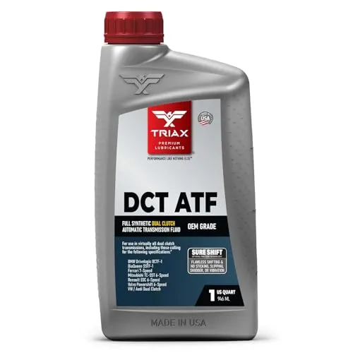 TRIAX DCT ATF – Vollsynthetisches Doppelkupplungsgetriebeöl G 052 182 A2 – Für alle DCT-Systeme und 6-/7-Gang-Doppelkupplungen – Mit SureShift No-Slip Additiv für Hochleistungsschaltung