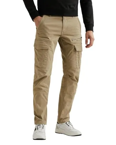 PME Legend Herren Cargohose NORDROP Cargo 3.0 Stretch Twill - Tapered Fit, Größe:30W / 34L, Farbe:PTR2602600-9005 Plaza Taupe - Modische PME Legend Cargohose für Herren in trendigen Farben. Flexibel und bequem dank 3% Elasthan, ideal für jeden Anlass. Die Hose überzeugt mit einem lässigen Look und lässt sich vielseitig kombinieren.