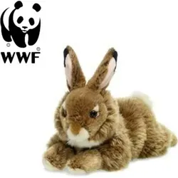 WWF Plüschtier Hase (19cm, liegend) - Kuscheltiere, besonders flauschig und lebensecht, ideal für Babys und Kleinkinder. Mit jedem Kauf unterstützen Sie die wichtige Arbeit des WWF.