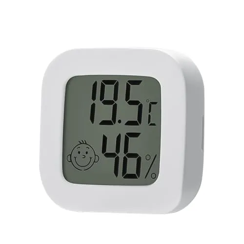 Haozee Zigbee Temperatur- und Feuchtigkeitssensor | ZigBee Hub erforderlich, Fernüberwachung, Heimautomatisierung, Kompatibel mit Home Assistant Zigbee2mqtt