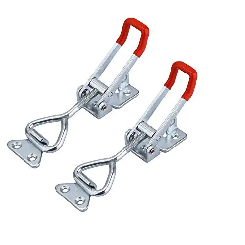 feedal 2 Stück Wippschnapper verstellbar Türriegel Schrankschloss Kastenschnapper (600kg GH-4003)