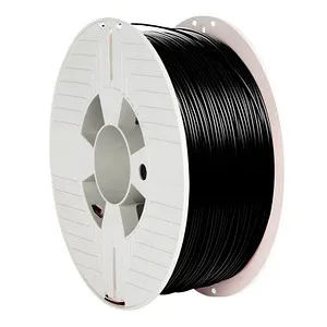 Verbatim PLA Filament-Rolle schwarz 1,75 mm - 3D-Druckmaterial aus biologisch abbaubarem PLA, ideal für vielseitige Anwendungen wie Modellierung und Prototypen. Einfach zu verarbeiten und geruchlos für ein angenehmes Druckerlebnis.