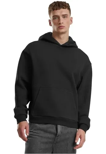 Urban Classics Women's TB6750-Fluffy Hoody Sweatshirt, Black, 36