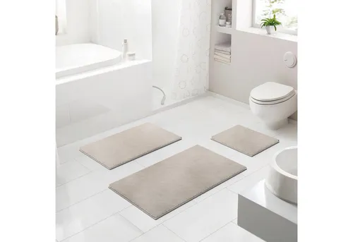 Grund Badematte Molena – Luxuriöser Komfort für Ihr Bad - Badteppich mit rutschhemmender Beschichtung, fußbodenheizungsgeeignet und aus hochwertigem LUXURYSOFT-Flor, ideal für ein stilvolles Badezimmer. 5 Jahre Garantie!