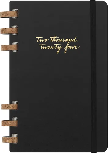 Moleskine Monats- und Wochenagenda Spiralbindung 12 Monate 2024 - Praktische Agenda für 2024 mit Spiralbindung, ideal zur Planung von Terminen und Aufgaben. Kompakte Größe für unterwegs, aus hochwertigem Papier gefertigt.