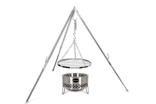 Petromax Feuerschale Tyropit Set mit Dreibein & Rost