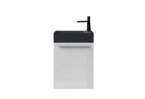doporro Badmöbel-Set Pisa mit Waschbeckenunterschrank - Das elegante Bademöbel-Set Pisa vereint zeitloses Design und Funktionalität. Der feuchtigkeitsbeständige Unterschrank aus MDF bietet optimale Stauraummöglichkeiten und passt sich ideal jeder Badezimmereinrichtung an.