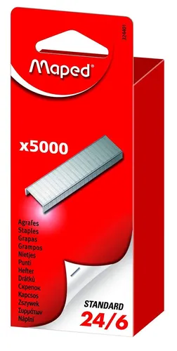 Maped Heftklammern 24/6 verzinkt 5.000 Stück