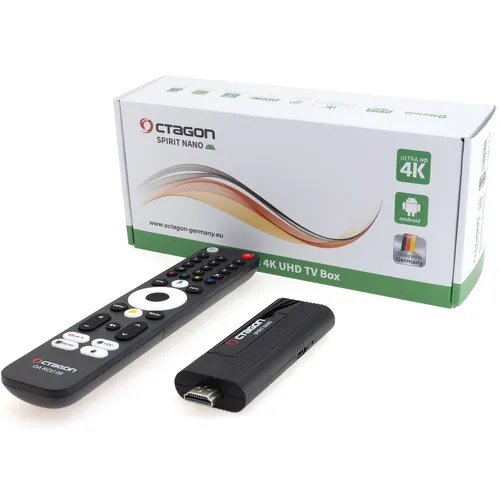 Octagon Spirit Nano 4K UHD Android TV 11 Streaming Stick von Octagon