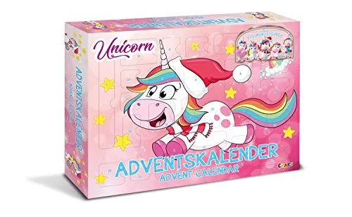 CRAZE UNICORN Adventskalender für Kinder – Spielzeug mit Einhorn Überraschungen