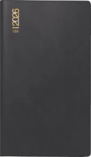 rido ide Taschenkalender Taschenkalender TM11 8,7x15,3cm 1 Monat/2 Seiten Kunststoff schwarz 20