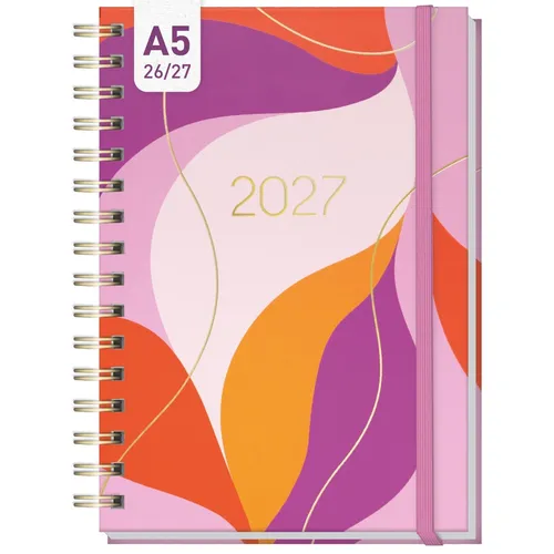 Lieblings-Timer 2026/2027 / 17 Monate / A5 / Color Love / Häfft-Verlag