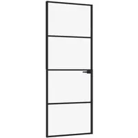 Produktbild vidaXL Innentür Komplettset 76x201,5cm, Glastür mit Griff