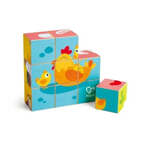 Hape Bauernhoftiere Blockpuzzle