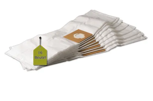 Produktbild eVendix Staubsaugerbeutel 16 Staubsaugerbeutel kompatibel mit KÄRCHER A 2654 Me, passend für KÄRCHER, 16 St., KÄRCHER A 2654 Me