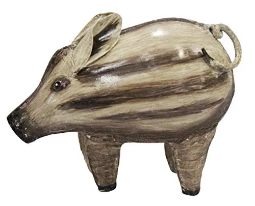 Pape Metall-Deko-Figur Mini-Wildschwein Frischling Metall bemalt Verschiedene Größen (klein)