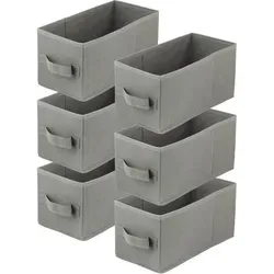 Lavita Storage Box  Faltbare Aufbewahrung Boxen 15 X 31 X 15 Cm  Schubladen-organizer Box Ordnungssysteme Für Kleidung  Kleideraufbewahrung & Organisation  Dunkelgrau  6 Stück