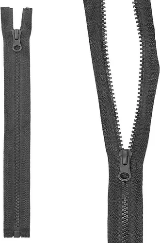 mumbi Reißverschluss Reißverschluss teilbar Kunststoff Reißverschlüsse Zipper grobe Zähne