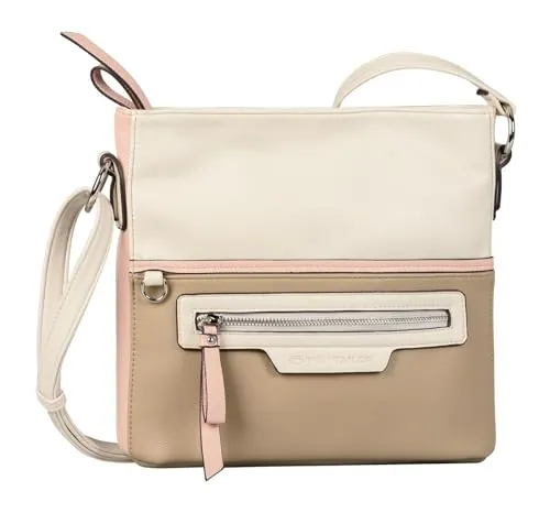 Tom Tailor Bags Jule Cross Bag 27 cm - mixed rose - Umhängetasche aus Lederimitat mit vielseitigen Verstaumöglichkeiten und verstellbarem Schulterriemen, perfekt für den sommerlichen Alltag.