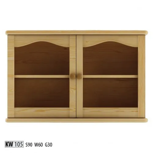 Wandschrank Küchenschrank aus Vollholz – Handgefertigtes Möbelstück - Kompakter Wandschrank aus robustem Vollholz, ideal für die stilvolle Aufbewahrung in jedem Raum. Mit 2 Türen und einem Regalfach bietet er praktische Lösungen für Ihre Einrichtung.