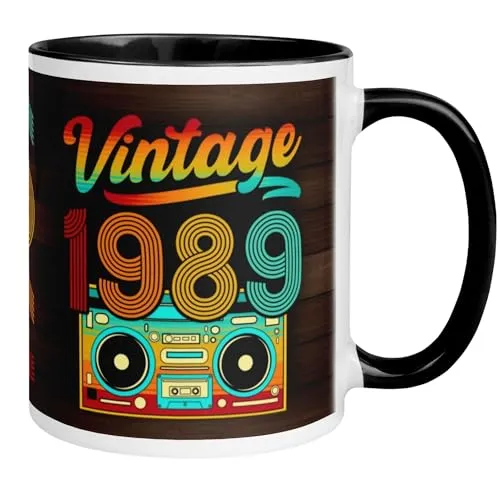 Geburtstag Mann Frau 36 Jahre Geschenk Tasse | Vintage 1989 – Lustige Geschenktasse zum 36. Geburtstag | Witzige Geburtstagsdeko & Geschenkidee für Männer und Frauen 36