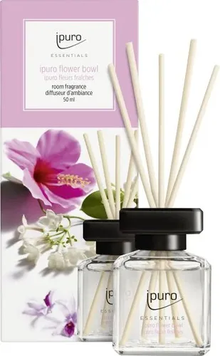 ipuro ESSENTIALS Raumduft Flower Bowl 50 ml Duftstäbchen Lufterfrischer Duft